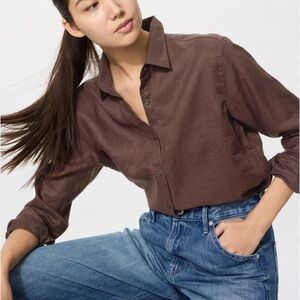 BNWT Uniqlo Linen Shirt